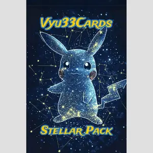 Lunar Star Pokemon Pack/Cards - Constellation and Starry