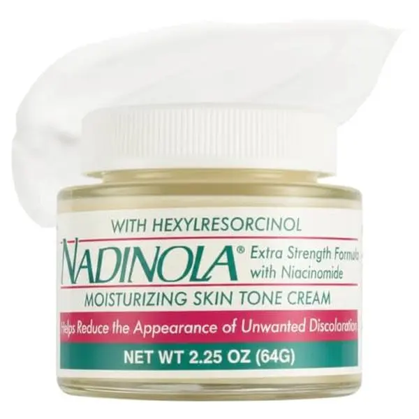 Nadinola Moisturizing Skin Tone Cream with Niacinamide and Hexylresorcinol 2.25 Oz