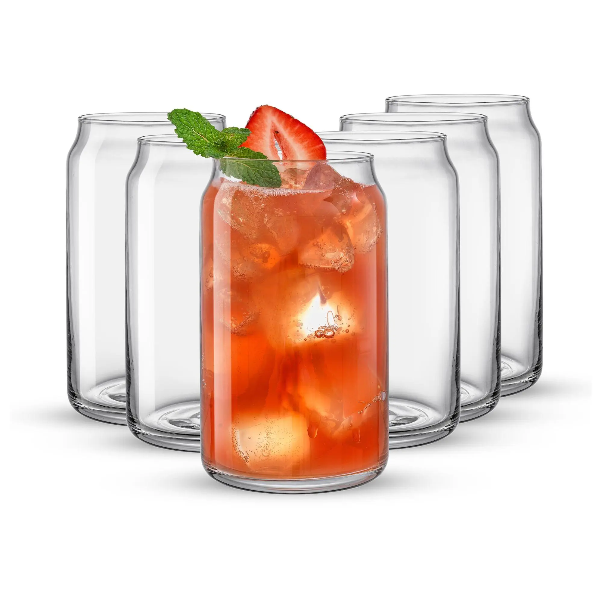 JoyJolt Set of (6) 17-oz Classic Tumbler Drinking Glass Cups JoyJolt Set of (6) 17-oz Classic Tumbler Drinking Glass Cups