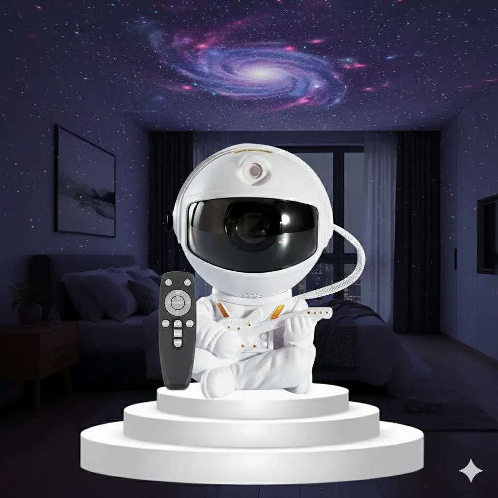 Astronaut Galaxy Star Projector - 8-Mode Nebula Light 360° Ceiling