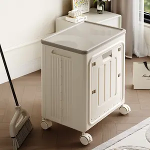 UFORU Laundry Basket with Wheels, Ventilated& Odor-Resistant, Portable Rolling Storage with Lid, SizeDetails in SKU Images, Assembly Guide in Main Image &Description