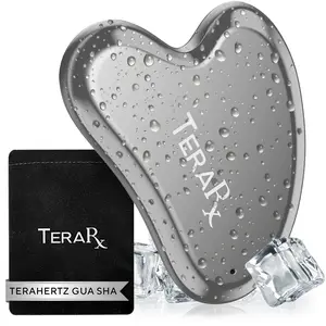 Terahertz Gua Sha Facial Tool - Heart-Shaped Tool for Skincare, Gentle Contouring, and Comfort