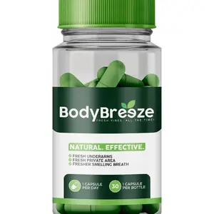 Internal Deodorant Supplement | Natural Chlorophyll 30 Capsules for Body Odor Control, Gut Health, and Fresh Breath | Vegan, Detox Support & Skin Health | Odor Eliminator for Men & Women
