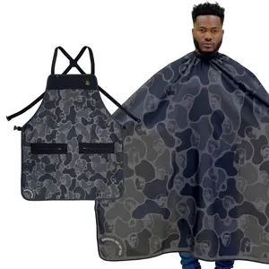 Barber Cape And Apron Set - Hip Hop Kings