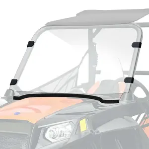 StarknightMT Scratch-Resistant UTV Front Full Windshield Compatible with Polaris RZR 800 S 800 2008-2014, 4 800 2010-2014, 900 XP 2011-2013, 4 900 2012-2014, 570 2012-2018