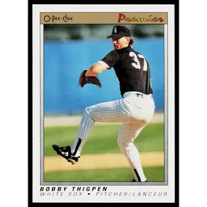 Bobby Thigpen 1991 O-Pee-Chee Premier #120 Chicago White Sox