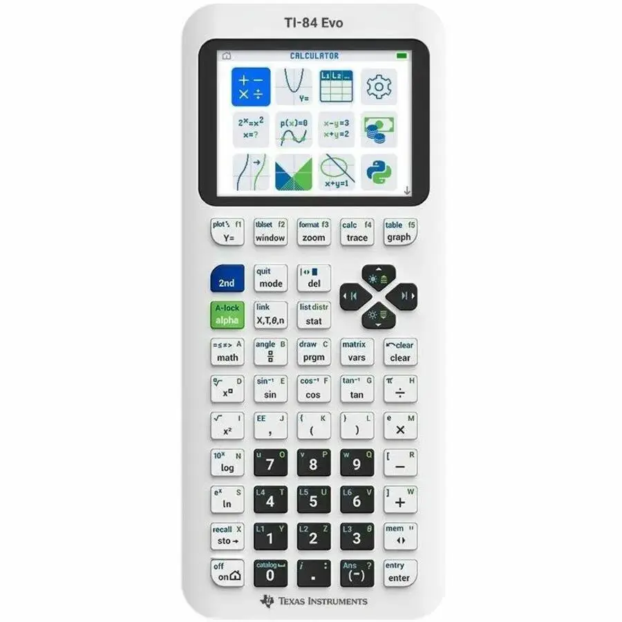 Texas Instruments TI-84 Evo Graphing Calculator – Advanced Math Tools with Faster Processing and Larger Graphing Area