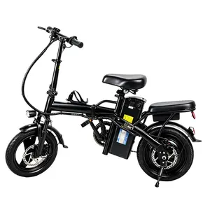 S6 Electric Bicycle 400W Motor 48V 15Ah Battery Foldable Design for Daily Commutes & Urban Adventures with Reliable Disc Brakes and Ergonomic Comfort Bike Seat Dual ebike built-in electric bike e-bike