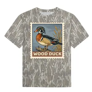 Vintage Wood Duck mossy oak tee, Marsh Duck Hunter Outdoor in bottomland shirt | Mossy Oak Gift for Him