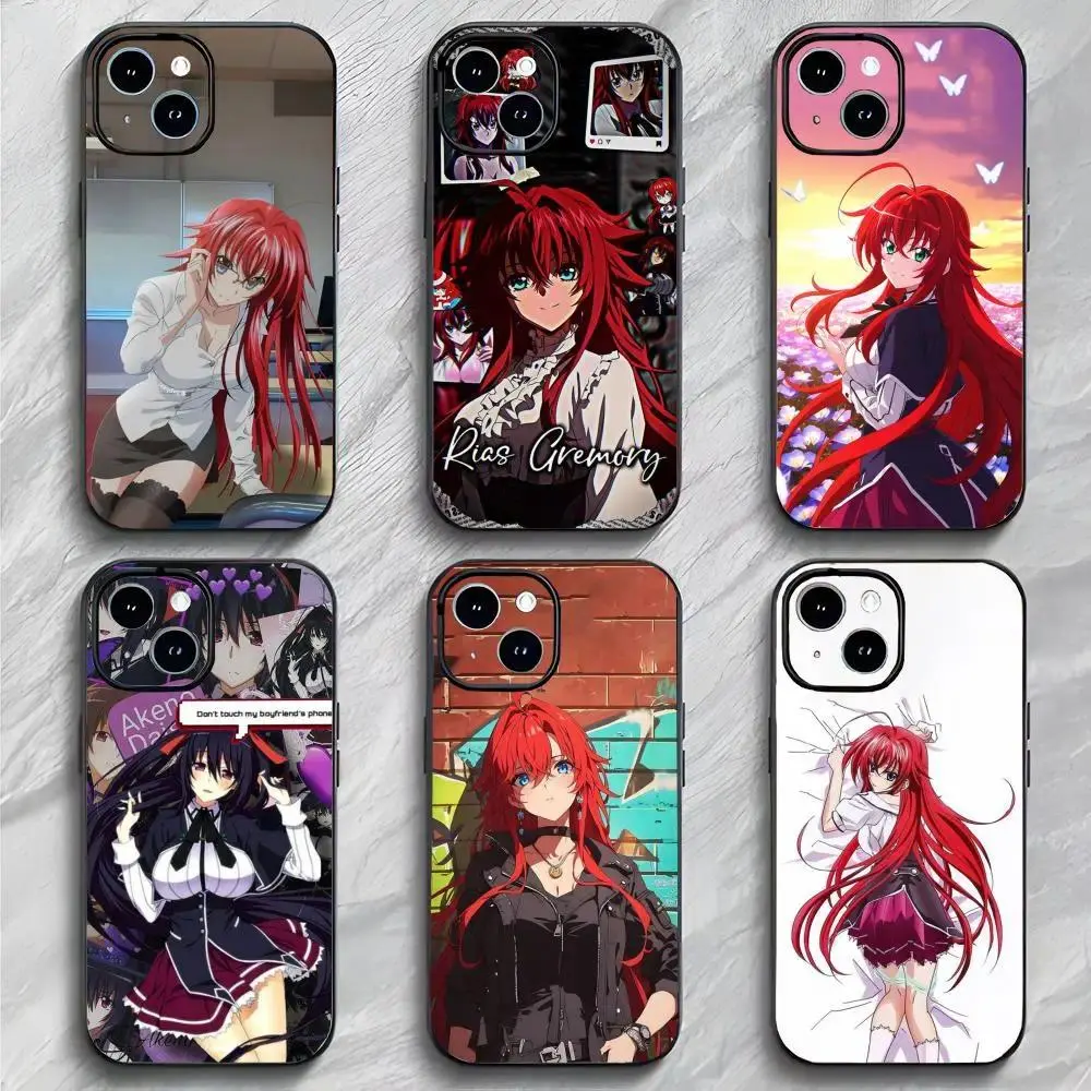 Anime High School DxD Phone Case Trend Lightweight Soft Protective Cover For iPhone 11-17 Pro Max/Plus & Samsung Galaxy S23-S25