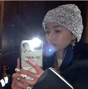 Beautiful Baddie️️️ Women Reflective Beanie Hat ️