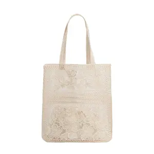 Aire Natural Crochet Tote Bag
