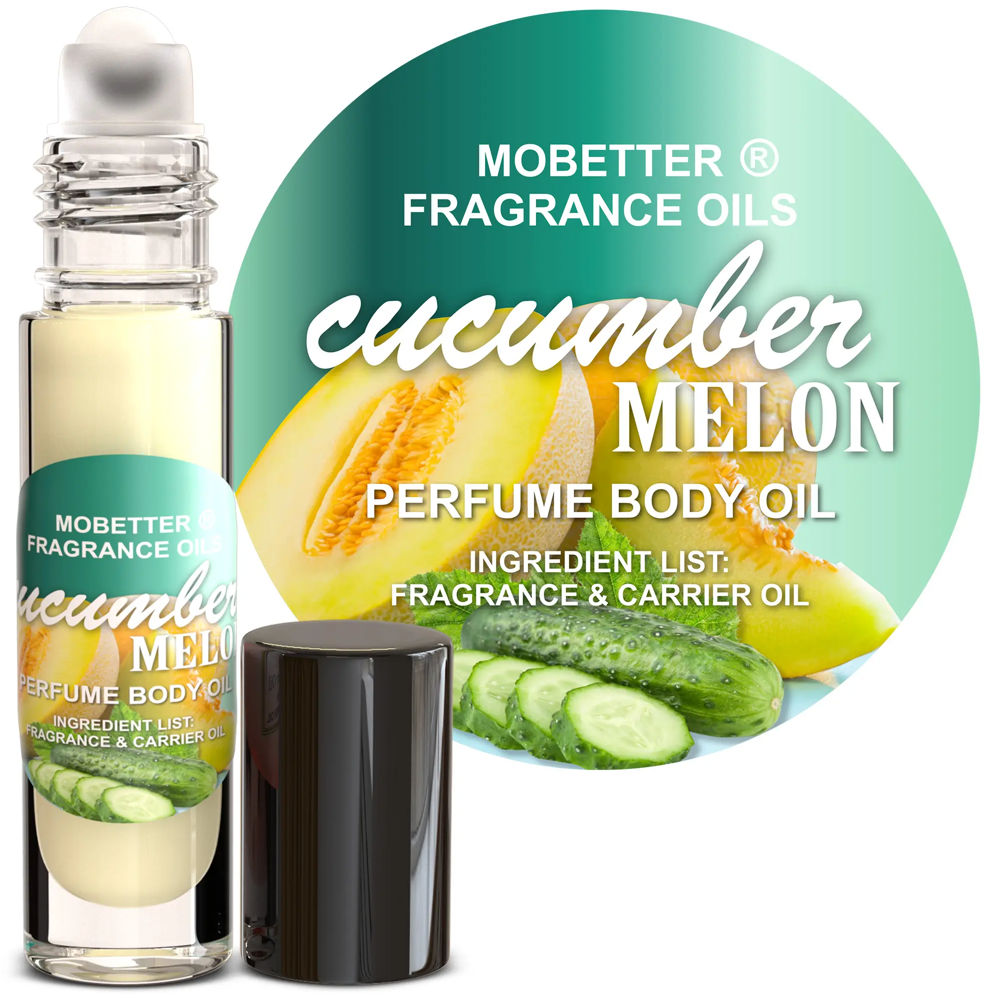 MOBETTER FRAGRANCE OILS Cucumber Melon Fragrance Body Oil MOBETTER FRAGRANCE OILS Cucumber Melon Fragrance Body Oil