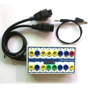 OBD Detector Breakout Box CAN Data Line Signal, Fault Diagnostic Scan Tool White