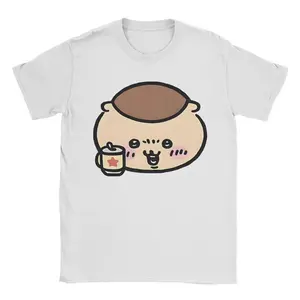 Chiikawas Kurimanju T-Shirts Men Women Novelty Cotton Tee Shirt Crewneck Short Sleeve T Shirts Plus Size Tops,Unisex Gifts, Gift For Him, Gift For Her, BirthdayGift