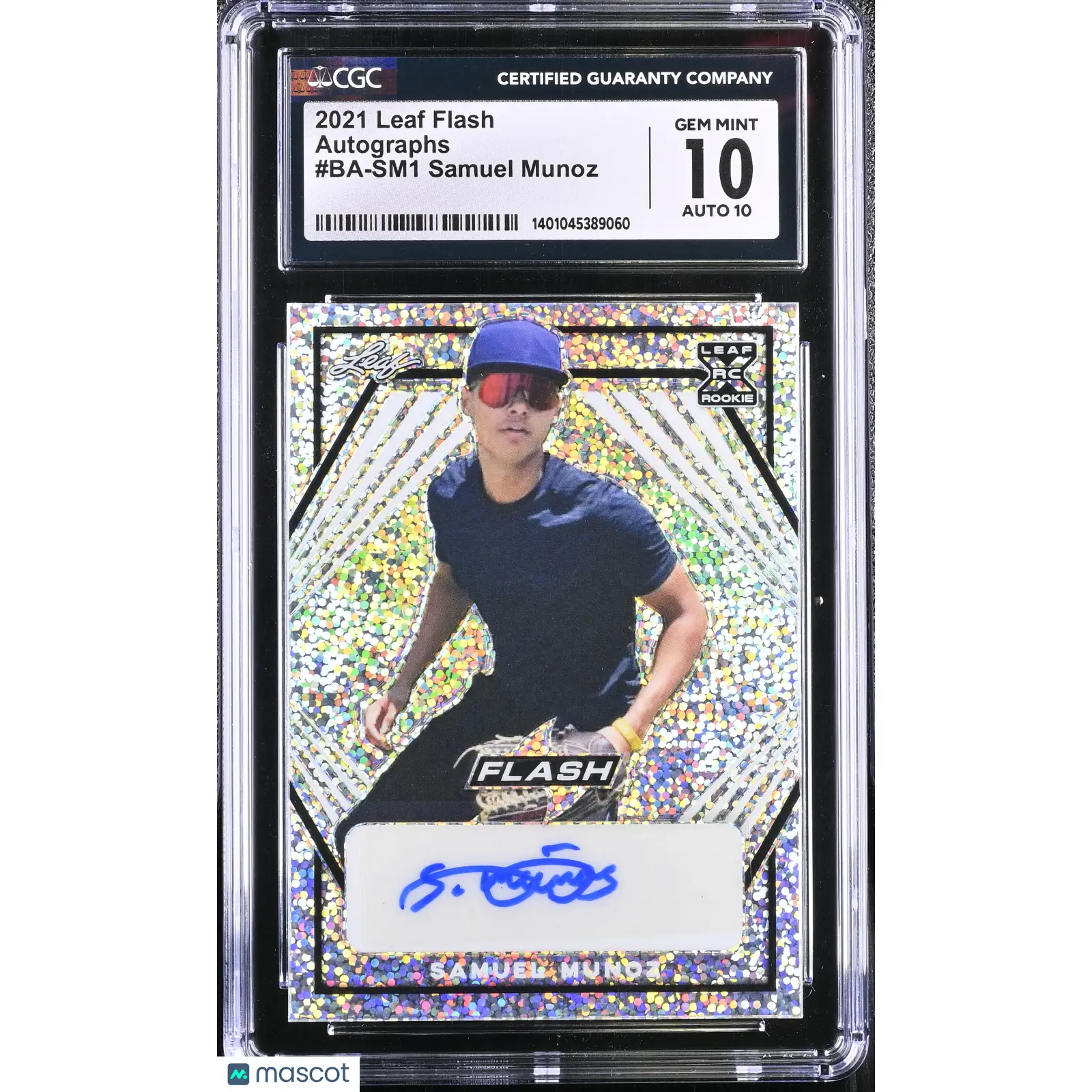 Samuel Munoz CGC 2021 Flash #BA SM1 Baseball 10