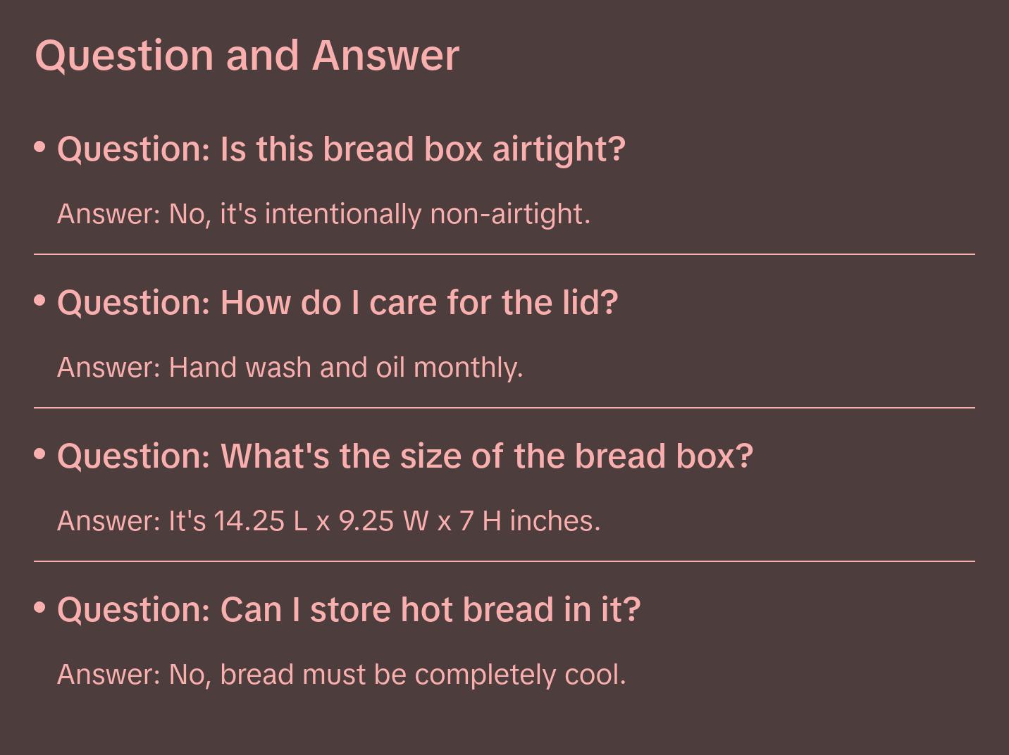 Union Bread Box - Charcoal