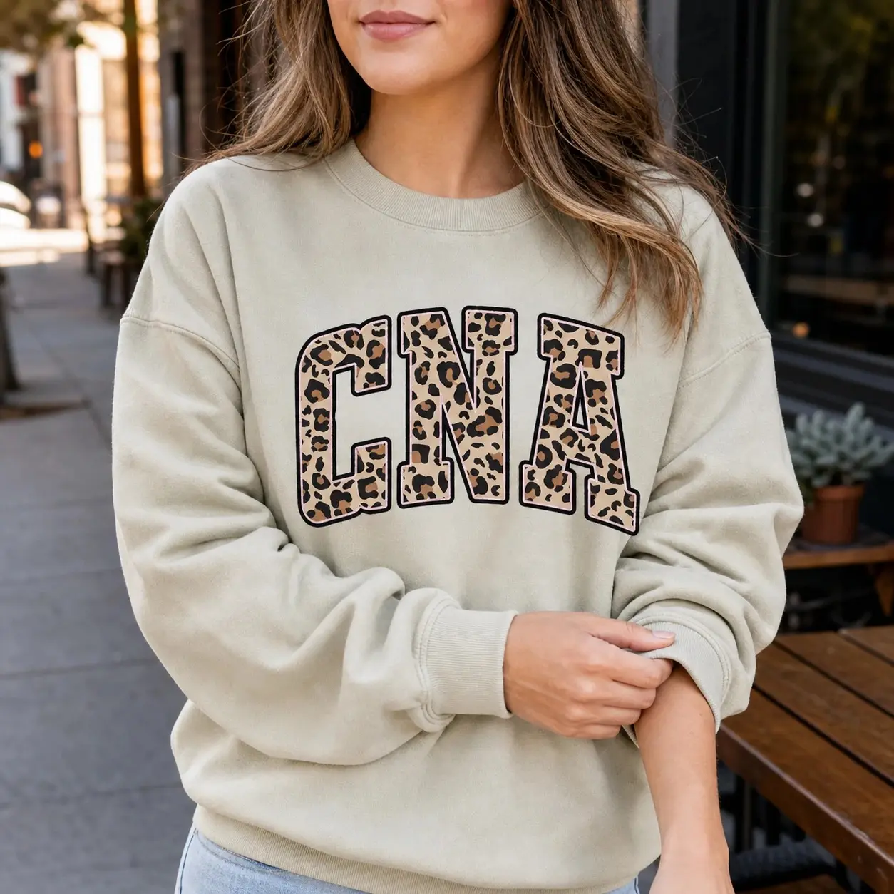 CNA Leopard Print Shirt, Certified Nursing Assistant Appreciation Tee & Sweatshirt Gift - BABINO HOUSE