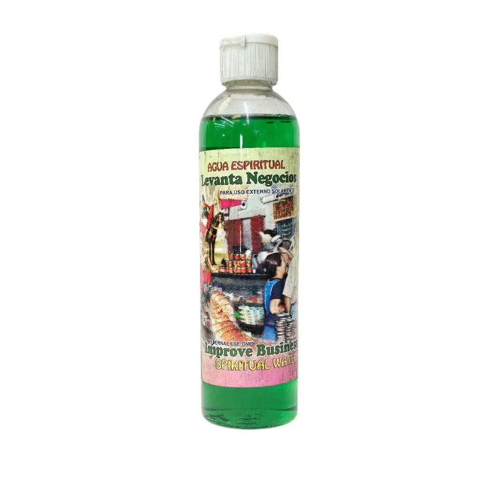 Levanta Negocios Spiritual Water for Business Success | Cleansing Cologne that Attracts Wealth & Prosperity | 8 oz, Flowers, Bottle, Small Businesses, Shops, Vendors, 8Oz, Customer Attraction, Increase Sales