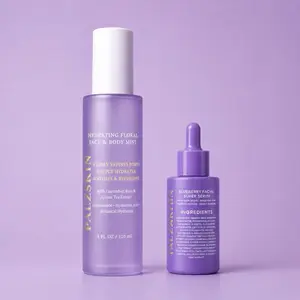 PALZSKIIN Face Mist & Serum Combo with Aloe Vera, Hyaluronic Acid, Niacinamide for Dark Spot Brightening, Hydration, Radiance, Lightweight, Radiant, Enhanced Skin Tone, 4oz Mist, 1oz Serum - Restore