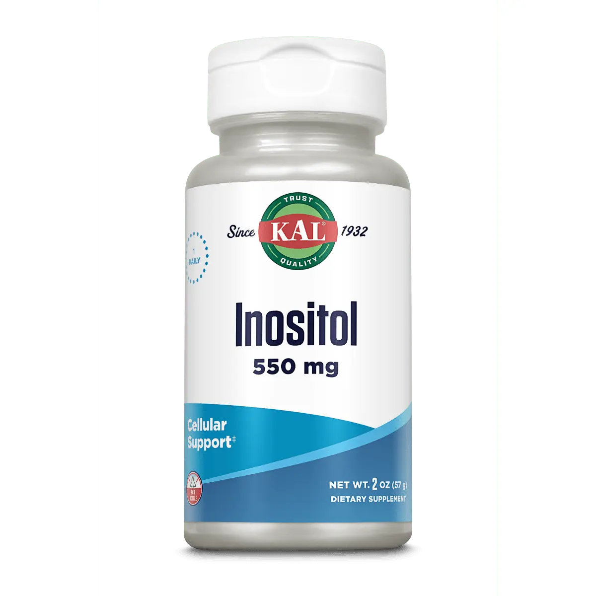 KAL Inositol Powder 550 mg - Dietary Supplement for Muscle Support, Vitamins, and Brain Health Springtok Healthcare Fitness Bathroom