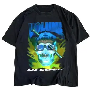 1995 Dj Screw 'Bigtyme Recordz, Vol. Ii All Screwed Up' Skull Black T-Shirt Unisex All Sizes, Graphic Tees, Gift For Fans