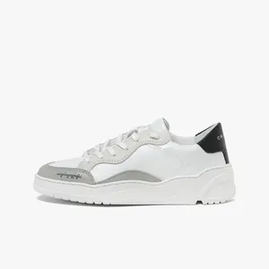 Crosty Onda Light Grey - Women's leather sneakers