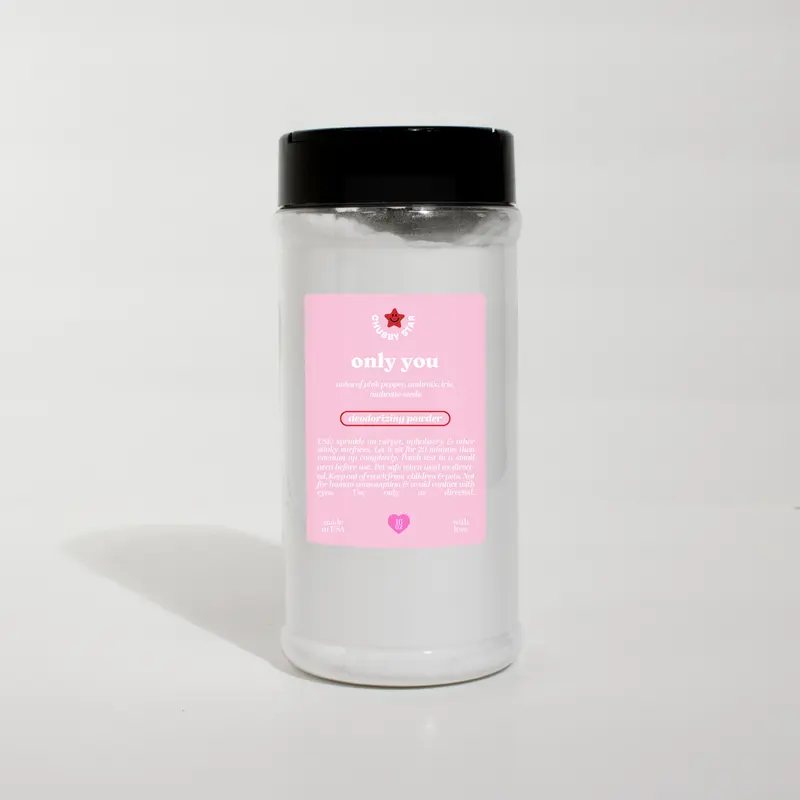 Only You Carpet Freshener Upholstery Deodorizing Powder - 16 Oz Scented Home Deodorizer and Freshener Fragrance Household Cleaner