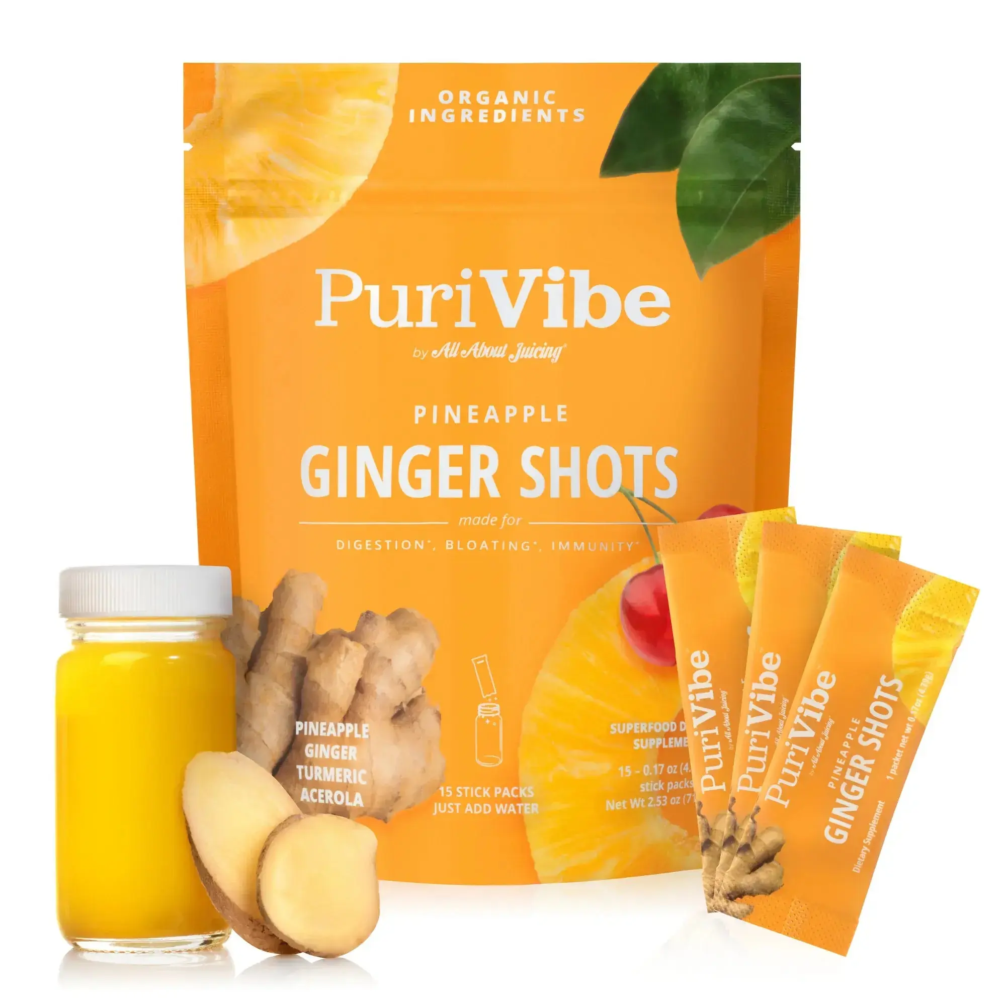 Pineapple Ginger Shots