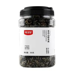 WEIDUOBAO Changbai Mountain Black Fungus 300g - Premium Thick Sliced Wood Ear Mushroom, Authentic Chinese Delicacy, Fresh & Flavorful