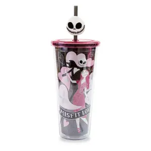 Disney The Nightmare Before Christmas "Misfit" Carnival Cup with Lid and Straw