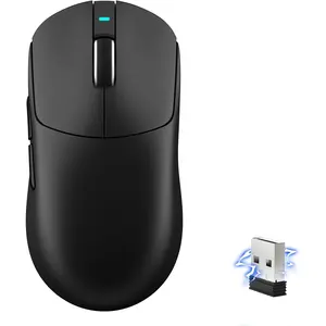 xAttack  X8 Plus  Gaming ,Tri-Mode Connection,40000 DPI Ultra Lightweight,PAW3395PRO Sensor,150h  Life,5 programmable Buttons for Windows//Linux/XP-Black