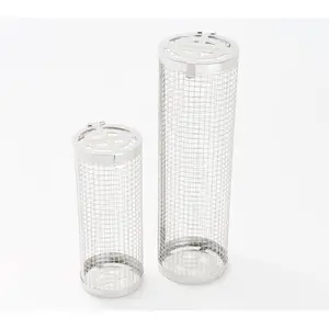 Technique 2-Pc Small & Large S/S Mesh Rolling Grill Baskets