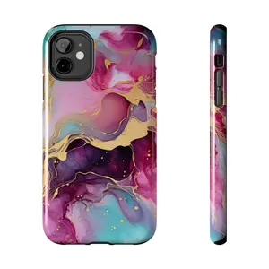 Beautiful Custom Marble Magsafe iPhone Case/ Tough iPhone Case/  Custom iPhone Casings/ Aesthetic iPhone Case/ Personalized iPhone Case