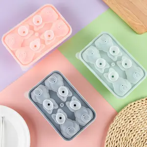 3pcs Cute Cat-Shaped Ice Cube Molds – Black, Green, Pink | 3D Silicone Cat Ice Tray for Drinks, Cocktails, Whiskey, Coffee, Tea, Party & Holiday Decorations | Reusable Novelty Animal Shape Ice Maker for Fun, Gifts & Kitchen Accessories