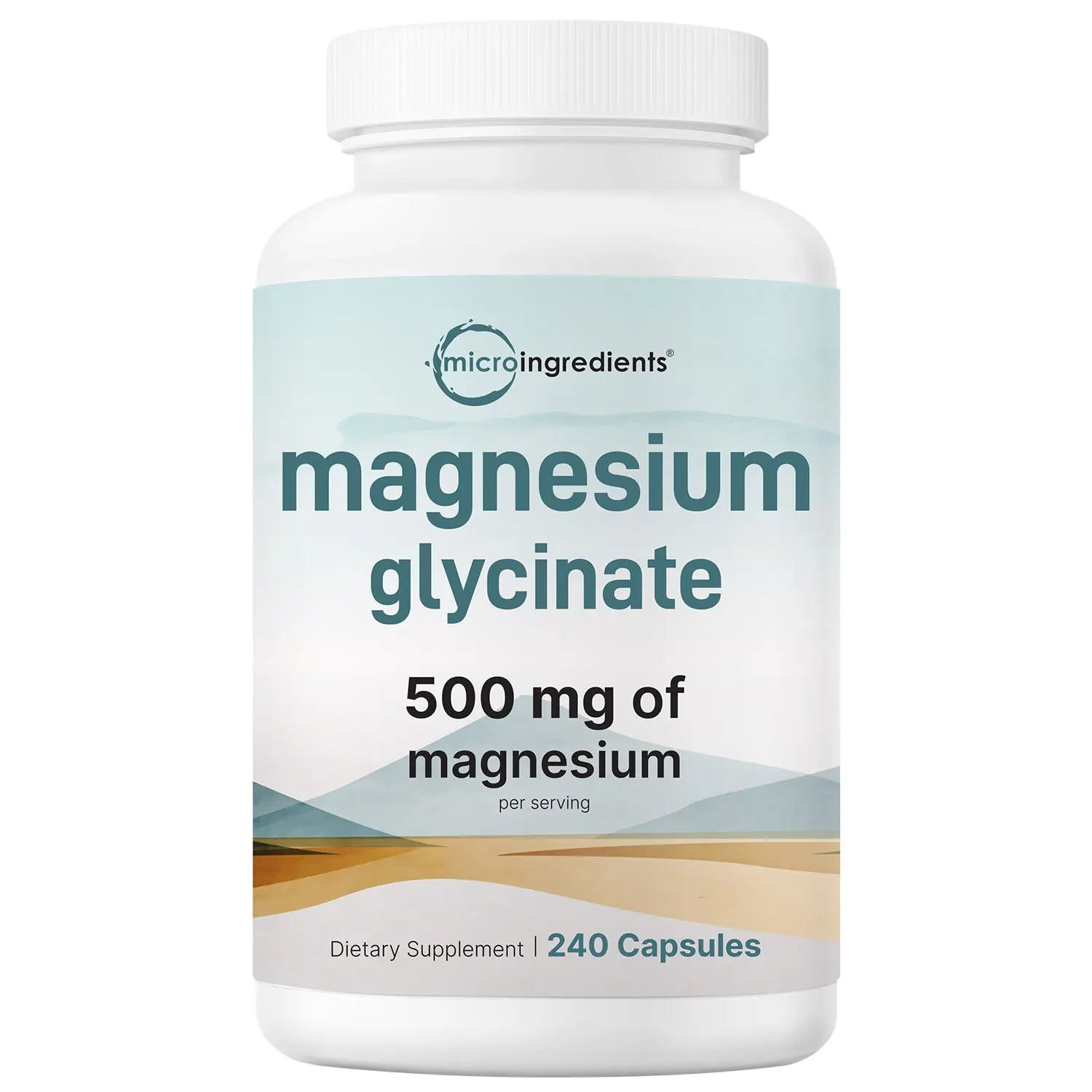 Micro Ingredients Magnesium Glycinate 500mg - Pure & High Potency Micro Ingredients Magnesium Glycinate 500mg - Pure & High Potency