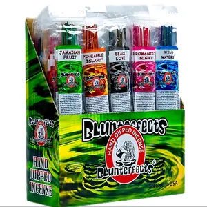 Blunteffects Hand-Dipped Incense Sticks - USA-Made Premium Variety Pack, 72 Different Scents, 11" Long Aromatherapy Fragrance Freshener with Long Burn Time