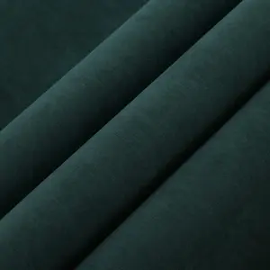 Book Cloth, Velvet Fabric Surface and Paper Backed, Easy to Use, Soft Touch, 17x29”, for Book Binding, Dark Green