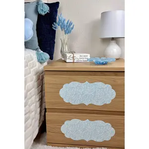 Mary Primrose Collection: set of 18 (4 lg, 4 sm, +10 minis) textured peel & stick decals