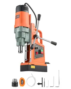 VEVOR Magnetic Drill, 1550W Motor 2 in Coring Diameter, 2922 lbf Magnetic Force, 0-550 RPM Variable Speed, Portable Electric Mag Drill Press Drilling Machine for Metal Surface, Home Improvement
