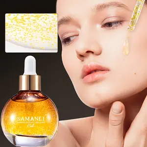 Samanli Shea Extract Collagen Luxurious Hydrating Face Serum Oil 40ml - Unisex, Plant-Based Squalane, Glycerol, Moisturizing, Firming, for Normal Skin