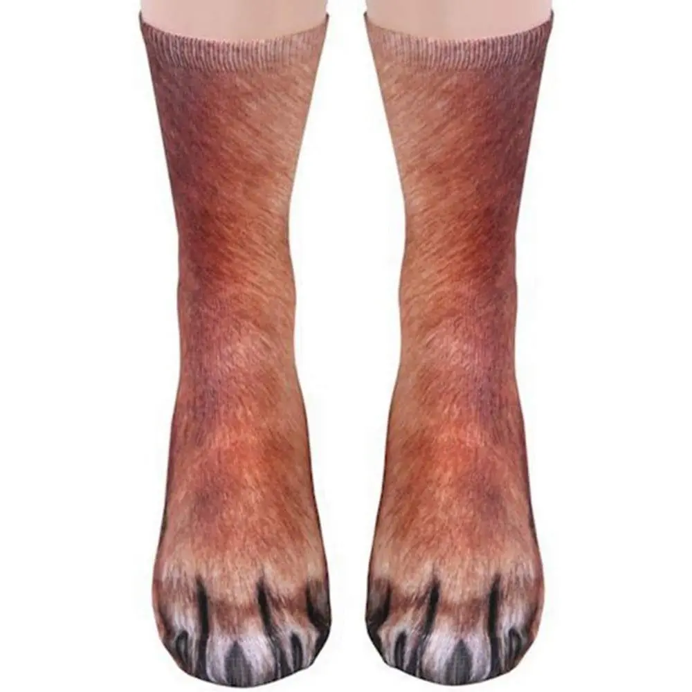 Funny Christmas Gifts Novelty 3D Animal Paw Socks Stocking Stuffers for Adult Women Men Teens Gag White Elephant Gifts