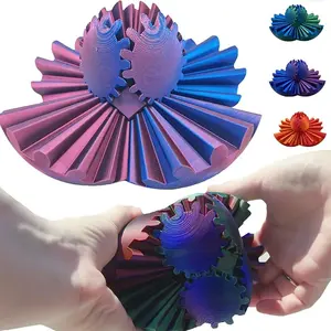 Gear Ball 3D Printed Spin Ball Cube Sphere Fidget Toy for Stress Anxiety Relief Stress Sphere Desk Toy for Adults Gift