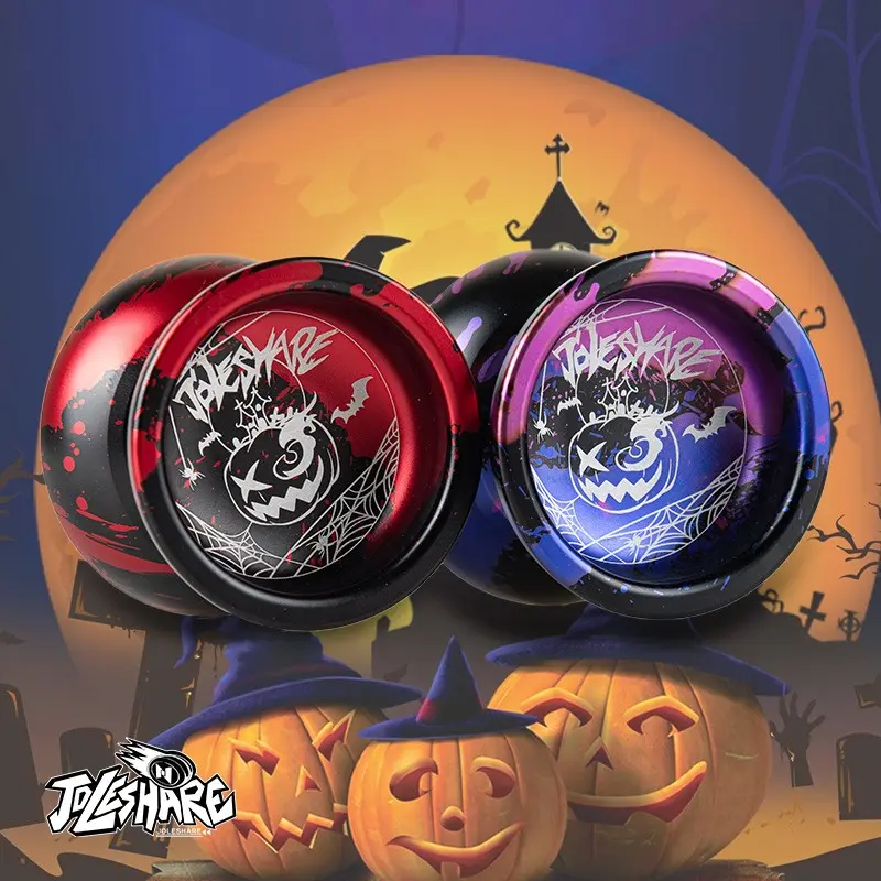 Halloween/christmas Yo-Yo Set, Includes 5 Strings, Gloves, Thin Bearings, Professional Trick Yo-Yo, Metal Yo-Yo, Perfect Holiday Gift