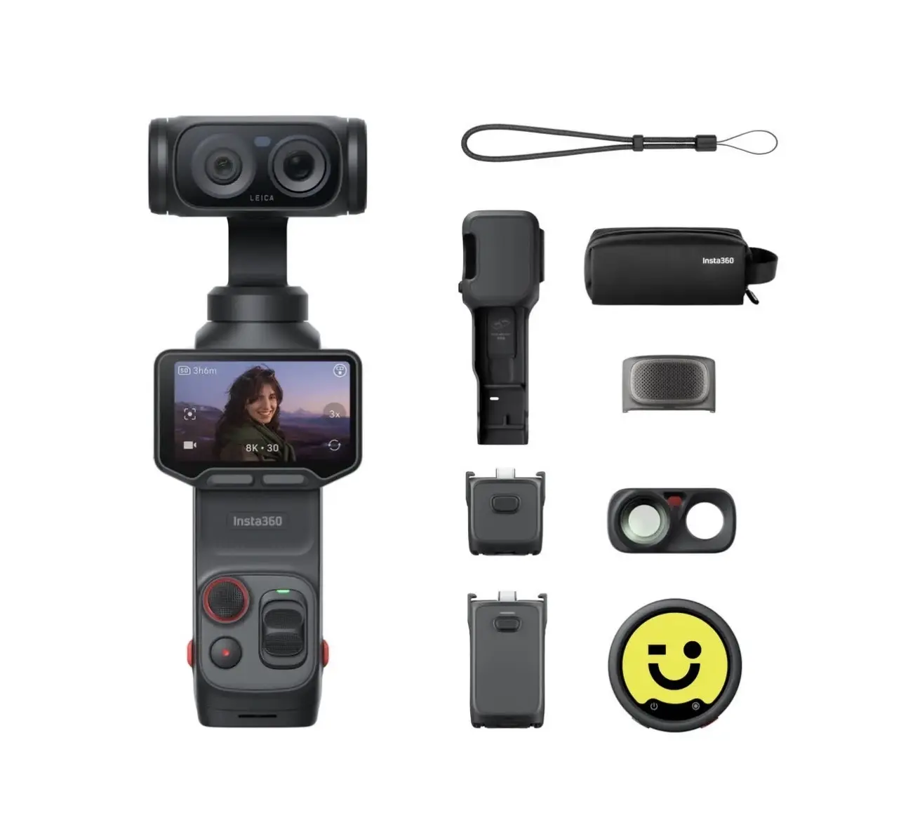 Insta360 Luna Ultra - 8K Vlogging Camera with Dual Leica Lenses, 12 Zoom