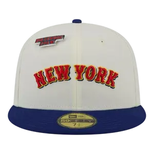 New Era x Big League Chew Men New York Mets 59FIFTY Fitted Hat Chalk White/Navy