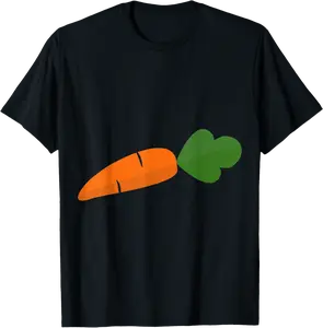 Couple Costume Kid Fun Vegetable Carrot Halloween T-Shirt - 85B0BDSC4JCH