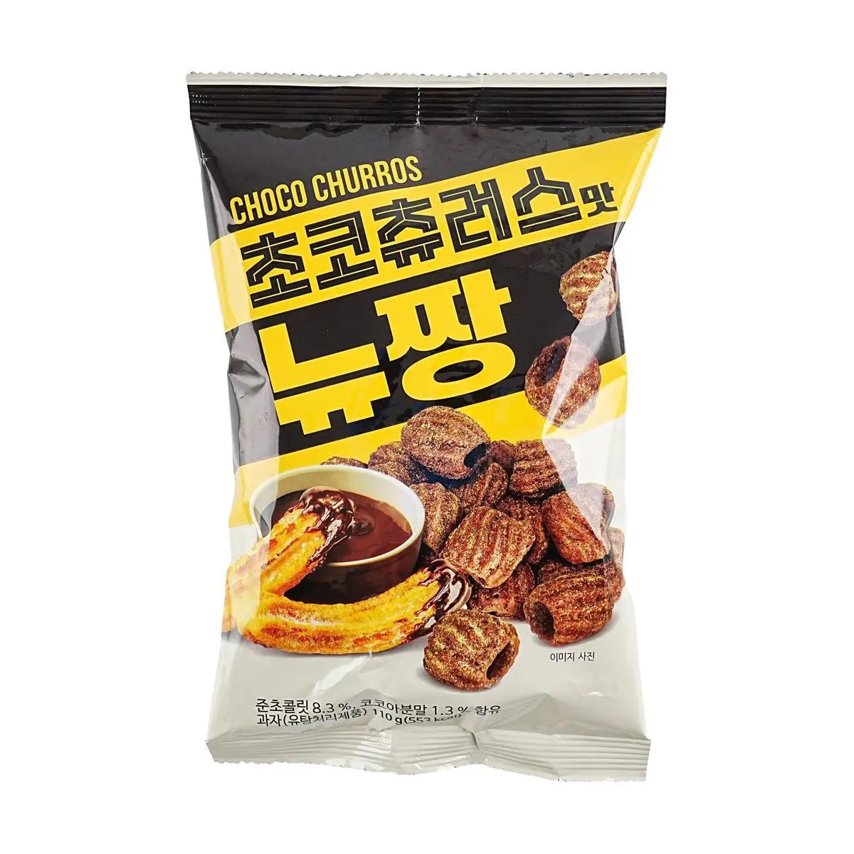 JAYONE Korean Chocolate Twists Crispy Snack 3.88oz Rich Chocolate Flavor Popular GS25 Convenience Store Treat