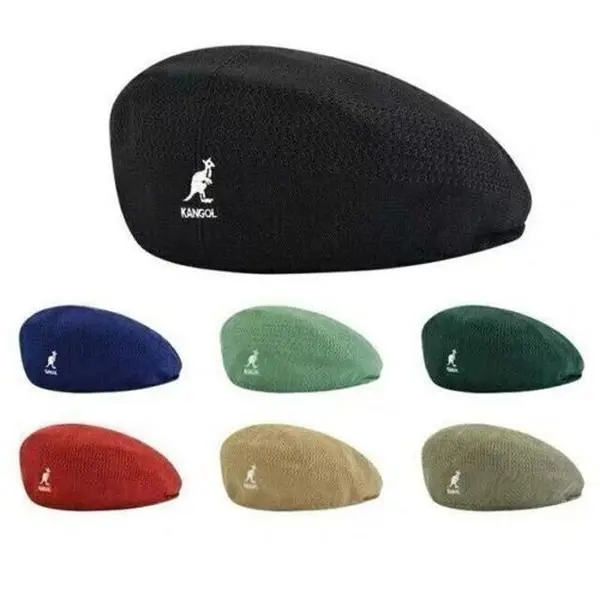 Kang.. Breathable Beret Hat Summer Casual Woven Caps