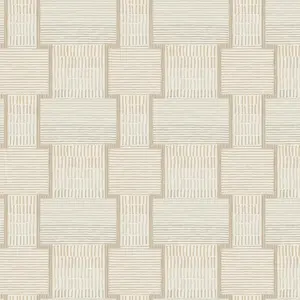 La Broderie Beige Wallpaper